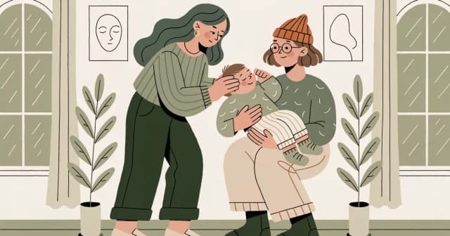 Frenectomy at NidoMed — specialist gently examines an infant's oral area while parent holds the baby.